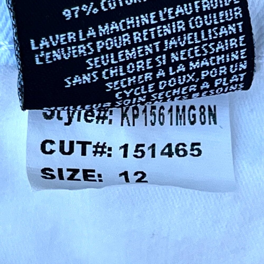 KUT FROM THE KLOTH RACHAEL FAB AB MOM JEAN WOMEN’S sz 12 White High Rise - Picture 8 of 12